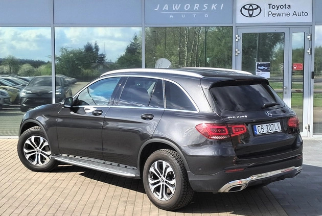 Mercedes-Benz GLC cena 146900 przebieg: 141210, rok produkcji 2019 z Międzylesie małe 154